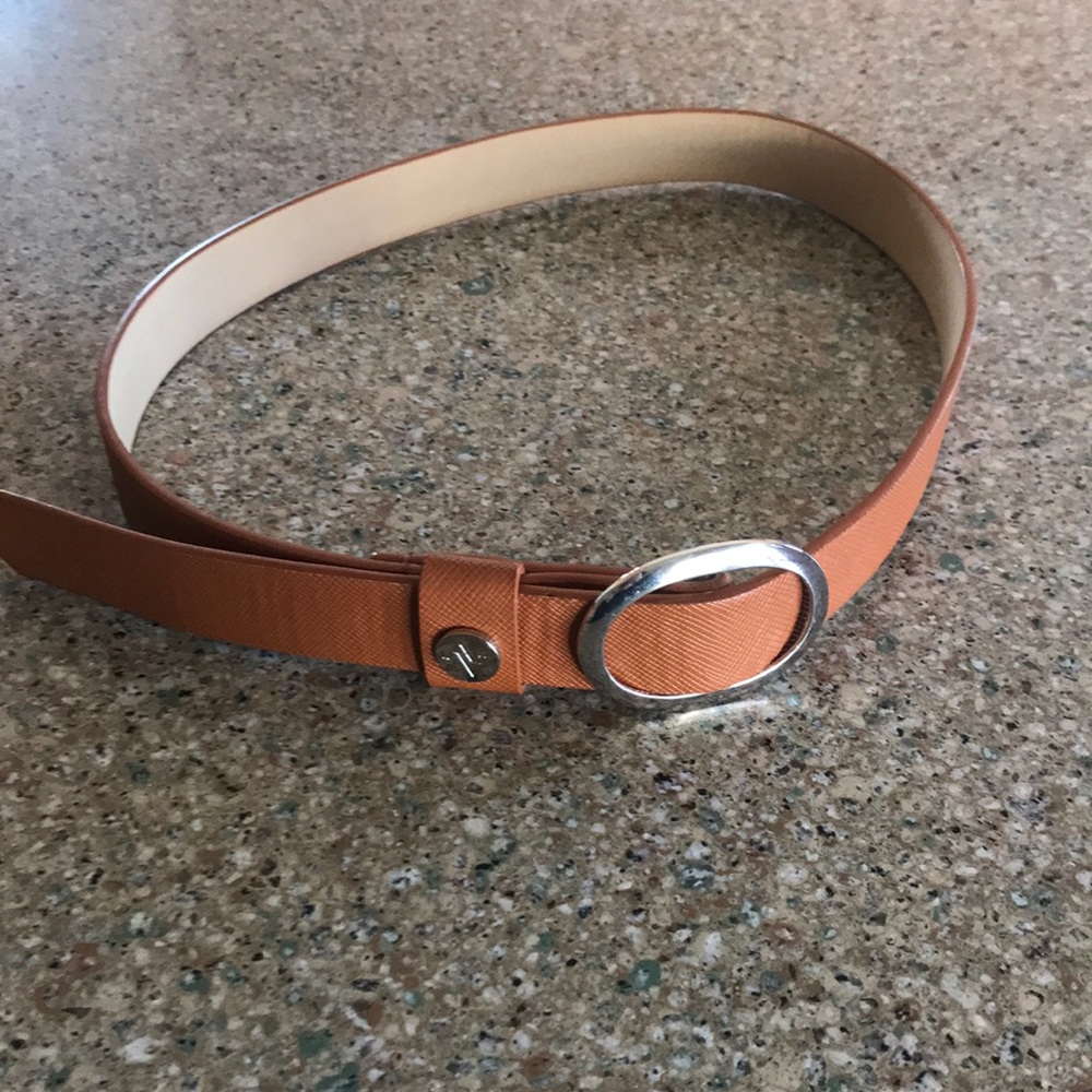 Adjustable camel colored belt
